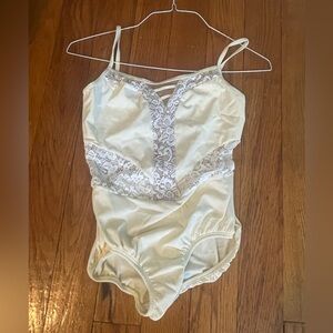 White Lace leotard